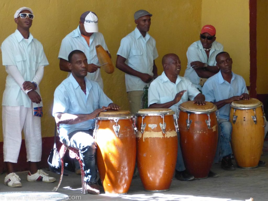 Musiciens cubains en concert